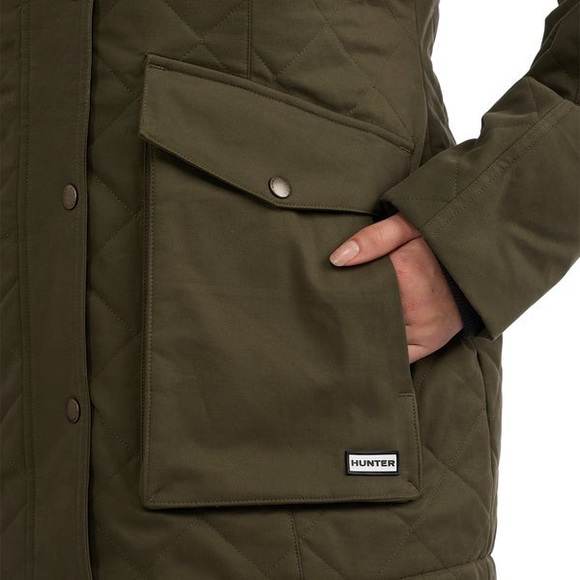 Hunter - Women’s Field Winter Jacket Sherpa Lining - Picture 3 of 9